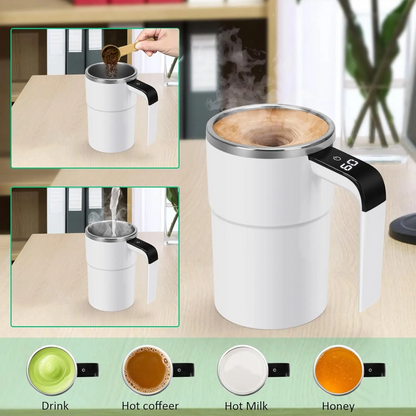 Self-Stirring Electric Coffee Mug